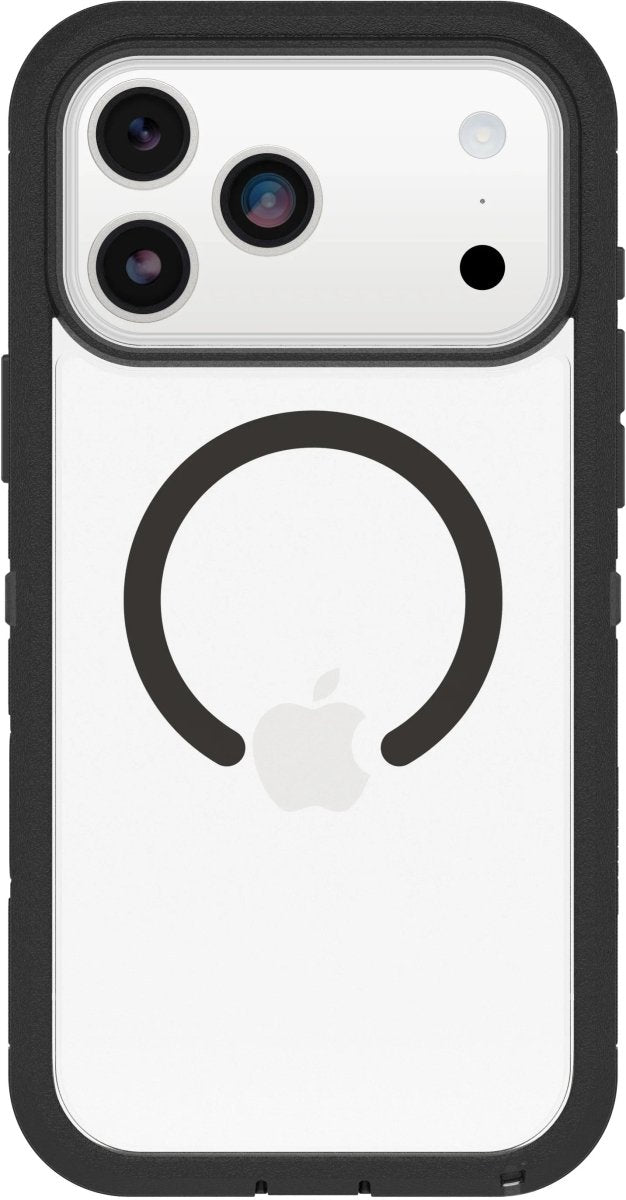 Apple iPhone 17 Pro Max Clear/Black MagSafe Hoesje MagSafe Hoesje Zwart - Apple - Casebump