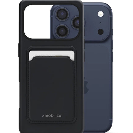 Apple iPhone 17 Pro Max Matt Black Gelly Case Gelly Case Zwart - Apple - Casebump