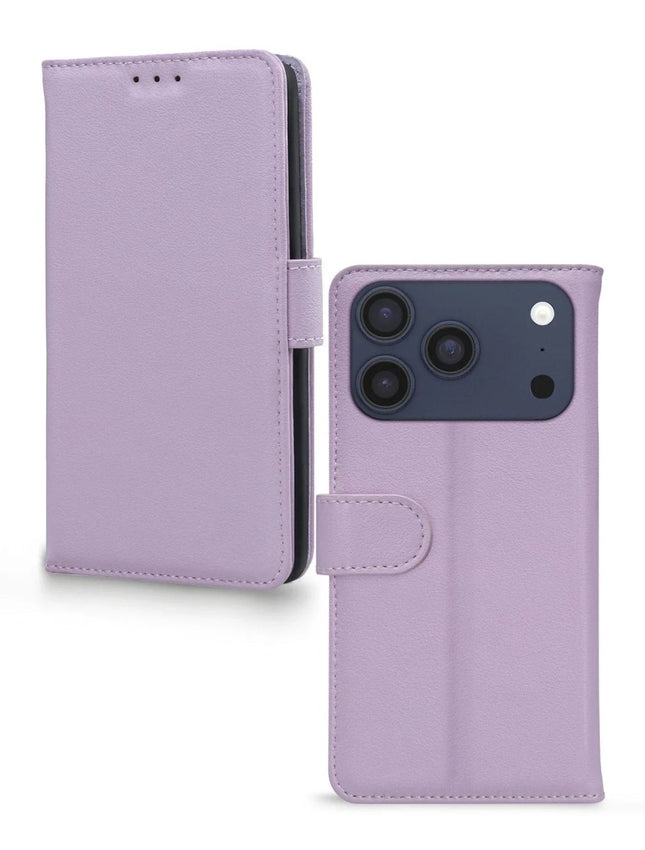 Apple iPhone 17 Pro Max Purple Wallet Book Case Wallet Book Case - Apple - Casebump
