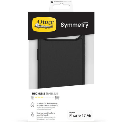 Apple iPhone Air Black Hoesje Hoesje Zwart - Apple - Casebump
