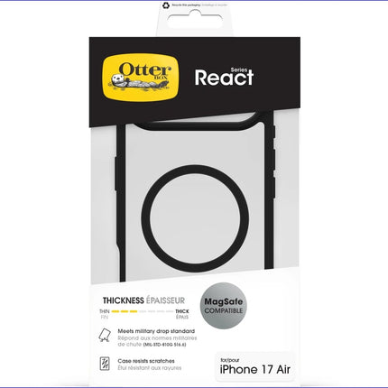 Apple iPhone Air Clear/Black MagSafe Hoesje MagSafe Hoesje Zwart - Apple - Casebump