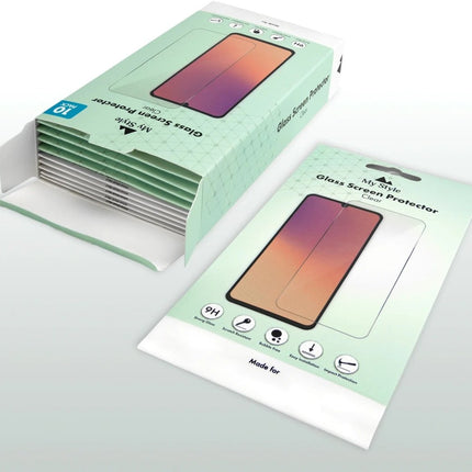 Apple iPhone Air Transparant 10 - Pack 10 - Pack Transparant Tempered Glass Screenprotector 10 - Pack - Apple - Transparant - Casebump