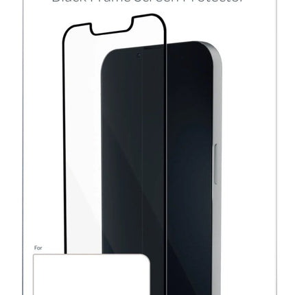 Apple iPhone Air Zwart Glass Zwart Frame Screenprotector - Apple - Zwart - Casebump
