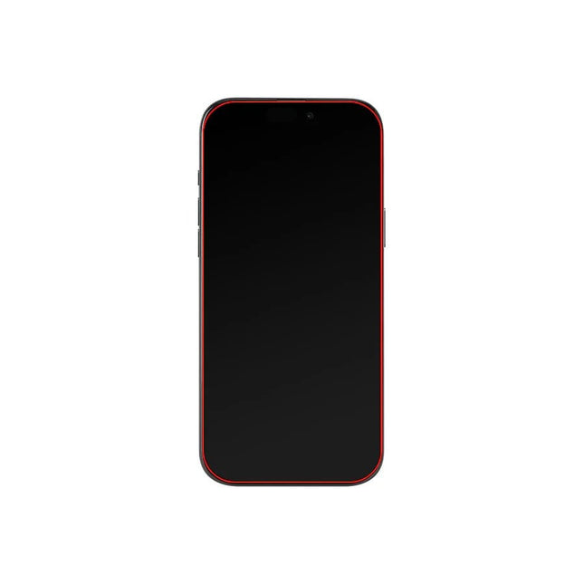 Apple iPhone Air Zwart Glass Zwart Frame Screenprotector - Apple - Zwart - Casebump