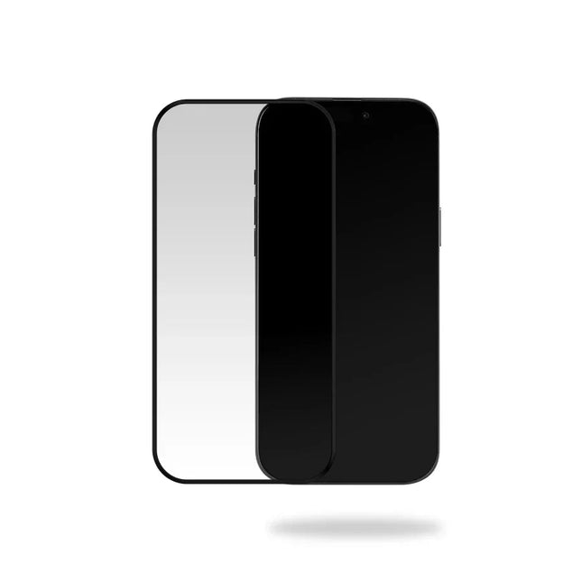 Apple iPhone Air Zwart Glass Zwart Frame Screenprotector - Apple - Zwart - Casebump