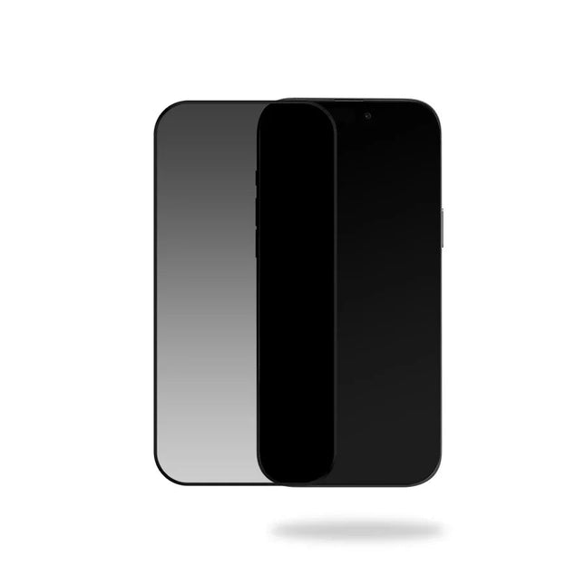 Apple iPhone Air Zwart Privacy Glass Zwart Frame Screenprotector - Apple - Zwart - Casebump