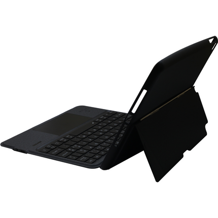 iPad 2021 (9th Gen) / 2020 (8th Gen) Back Cover + Flap + Qwerty Keyboard - Black