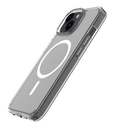 BULK | ArmorElite Case - iPhone 15 - Military Grade Back Cover - (compatible with MagSafe) - Clear