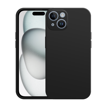 BULK | Flex Case - iPhone 15 - TPU Back Cover - (compatible with MagSafe) - Black