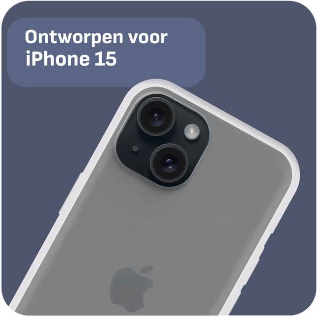 BULK | Zero% Case - iPhone 15 - Soft TPU Back Cover (GRS Recycled) - Clear