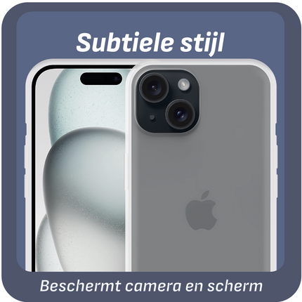 BULK | Zero% Case - iPhone 15 - Soft TPU Back Cover (GRS Recycled) - Clear