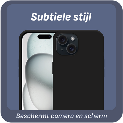 BULK | Zero% Case - iPhone 15 - Soft TPU Back Cover (GRS Recycled) - Black