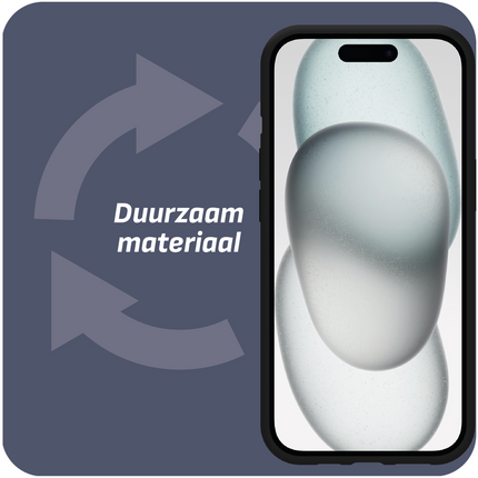 BULK | Zero% Case - iPhone 15 - Soft TPU Back Cover (GRS Recycled) - Black
