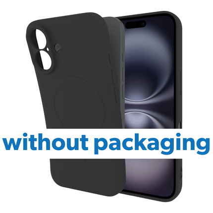 BULK | Flex Case - iPhone 16 - TPU Back Cover - (compatible with MagSafe) - Black