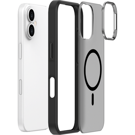 BULK | ArmorElite Case - iPhone 16 - Military Grade Back Cover - (compatible with MagSafe) - Black