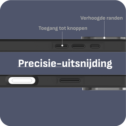 BULK | ArmorElite Case - iPhone 16 - Military Grade Back Cover - (compatible with MagSafe) - Black