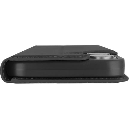 BULK | PrimeWallet Case - iPhone 16 - PU leather Wallet Case - Black