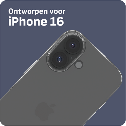 BULK | Zero% Case - iPhone 16 - Soft TPU Back Cover (GRS Recycled) - Clear