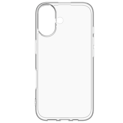 BULK | Zero% Case - iPhone 16 - Soft TPU Back Cover (GRS Recycled) - Clear
