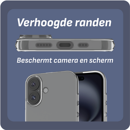 BULK | Zero% Case - iPhone 16 - Soft TPU Back Cover (GRS Recycled) - Clear