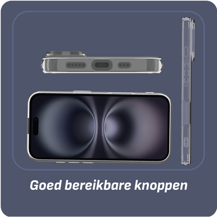 BULK | Zero% Case - iPhone 16 - Soft TPU Back Cover (GRS Recycled) - Clear