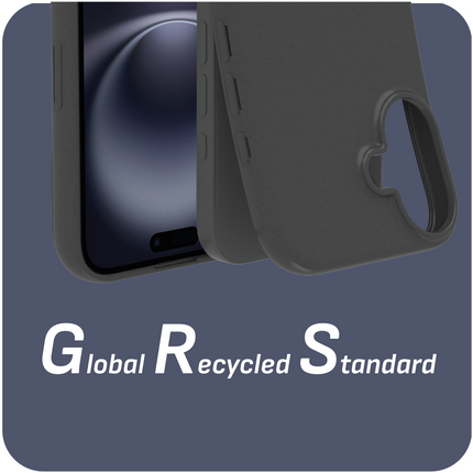 BULK | Zero% Case - iPhone 16 - Soft TPU Back Cover (GRS Recycled) - Black