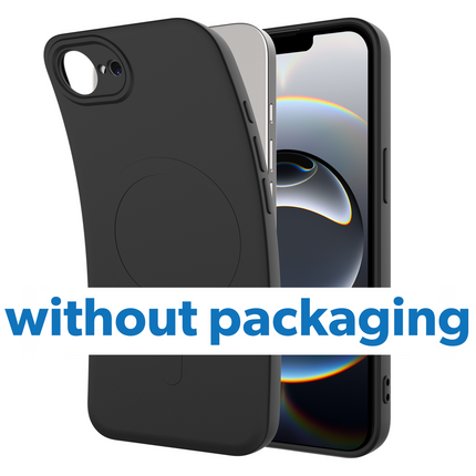 BULK | Flex Case - iPhone 17e / 16e - TPU Back Cover - (compatible with MagSafe) - Black