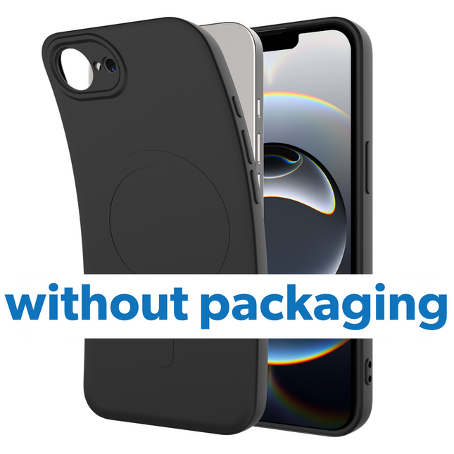 BULK | Flex Case - iPhone 17e / 16e - TPU Back Cover - (compatible with MagSafe) - Black