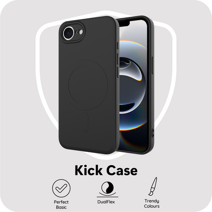BULK | Flex Case - iPhone 17e / 16e - TPU Back Cover - (compatible with MagSafe) - Black