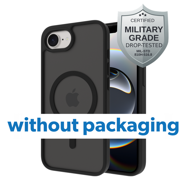 BULK | ArmorElite Case - iPhone 17e / 16e - Military Grade Back Cover - (compatible with MagSafe) - Black