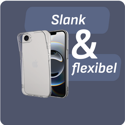 BULK | Zero% Case - iPhone 17e / 16e - Soft TPU Back Cover (GRS Recycled) - Clear