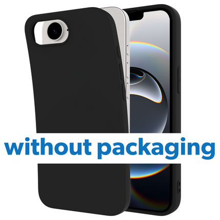 BULK | Zero% Case - iPhone 17e / 16e - Soft TPU Back Cover (GRS Recycled) - Black