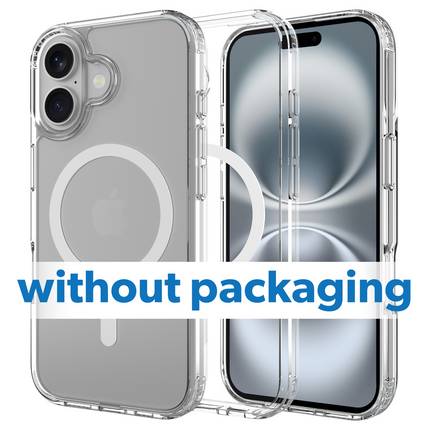 BULK | ArmorElite Case - iPhone 17 - Military Grade Back Cover - (compatible with MagSafe) - Clear