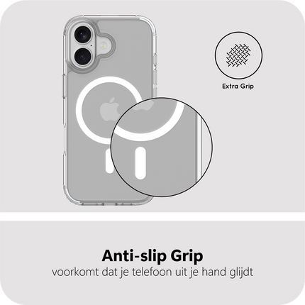 BULK | ArmorElite Case - iPhone 17 - Military Grade Back Cover - (compatible with MagSafe) - Clear