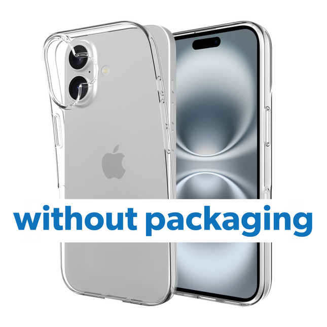 BULK | Zero% Case - iPhone 17 - Soft TPU Back Cover (GRS Recycled) - Clear