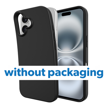 BULK | Zero% Case - iPhone 17 - Soft TPU Back Cover (GRS Recycled) - Black