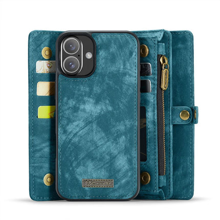 Caseme Case iPhone 16  - Multifunctional Wallet - Blue