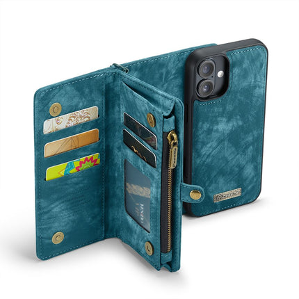 Caseme Case iPhone 16  - Multifunctional Wallet - Blue