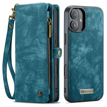 Caseme Case iPhone 16  - Multifunctional Wallet - Blue