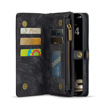 Caseme Case iPhone 16 - Multifunctional Wallet - Black