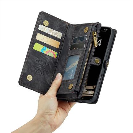Caseme Case iPhone 16 - Multifunctional Wallet - Black