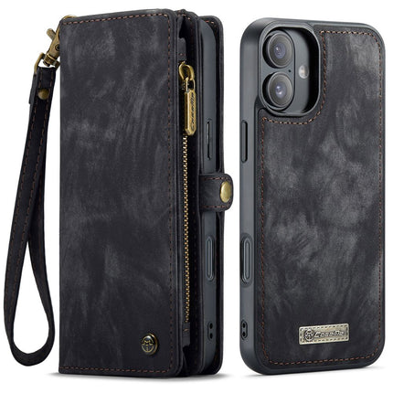 Caseme Case iPhone 16 - Multifunctional Wallet - Black