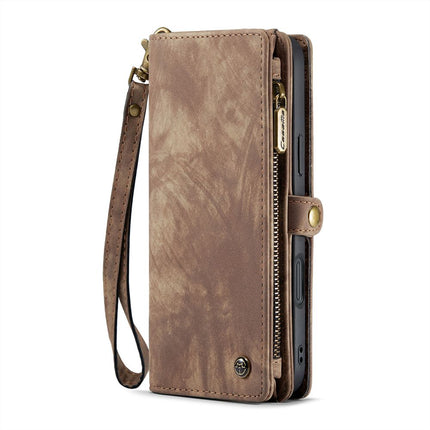 Caseme Case iPhone 16 Pro - Multifunctional Wallet - Brown