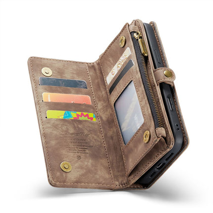 Caseme Case iPhone 16 Pro - Multifunctional Wallet - Brown
