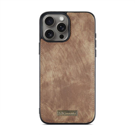 Caseme Case iPhone 16 Pro - Multifunctional Wallet - Brown