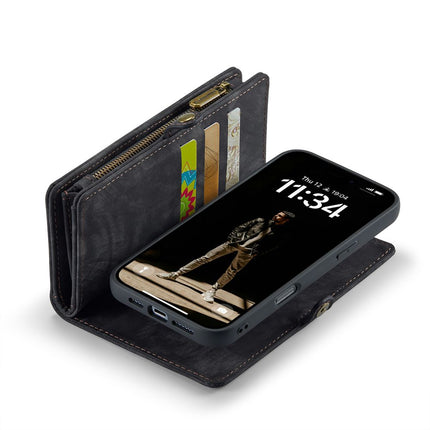Caseme Case iPhone 16 Pro - Multifunctional Wallet - Black