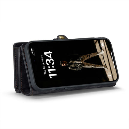 Caseme Case iPhone 16 Pro - Multifunctional Wallet - Black