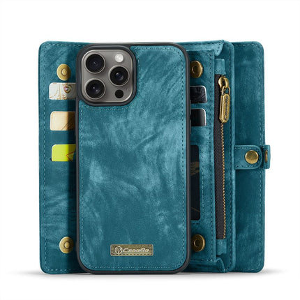 Caseme Case iPhone 16 Pro Max - Multifunctional Wallet - Blue