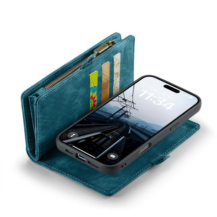 Caseme Case iPhone 16 Pro Max - Multifunctional Wallet - Blue