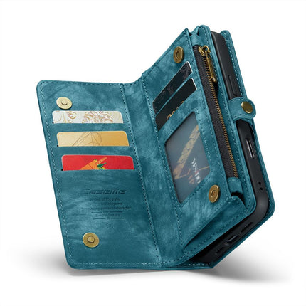 Caseme Case iPhone 16 Pro Max - Multifunctional Wallet - Blue